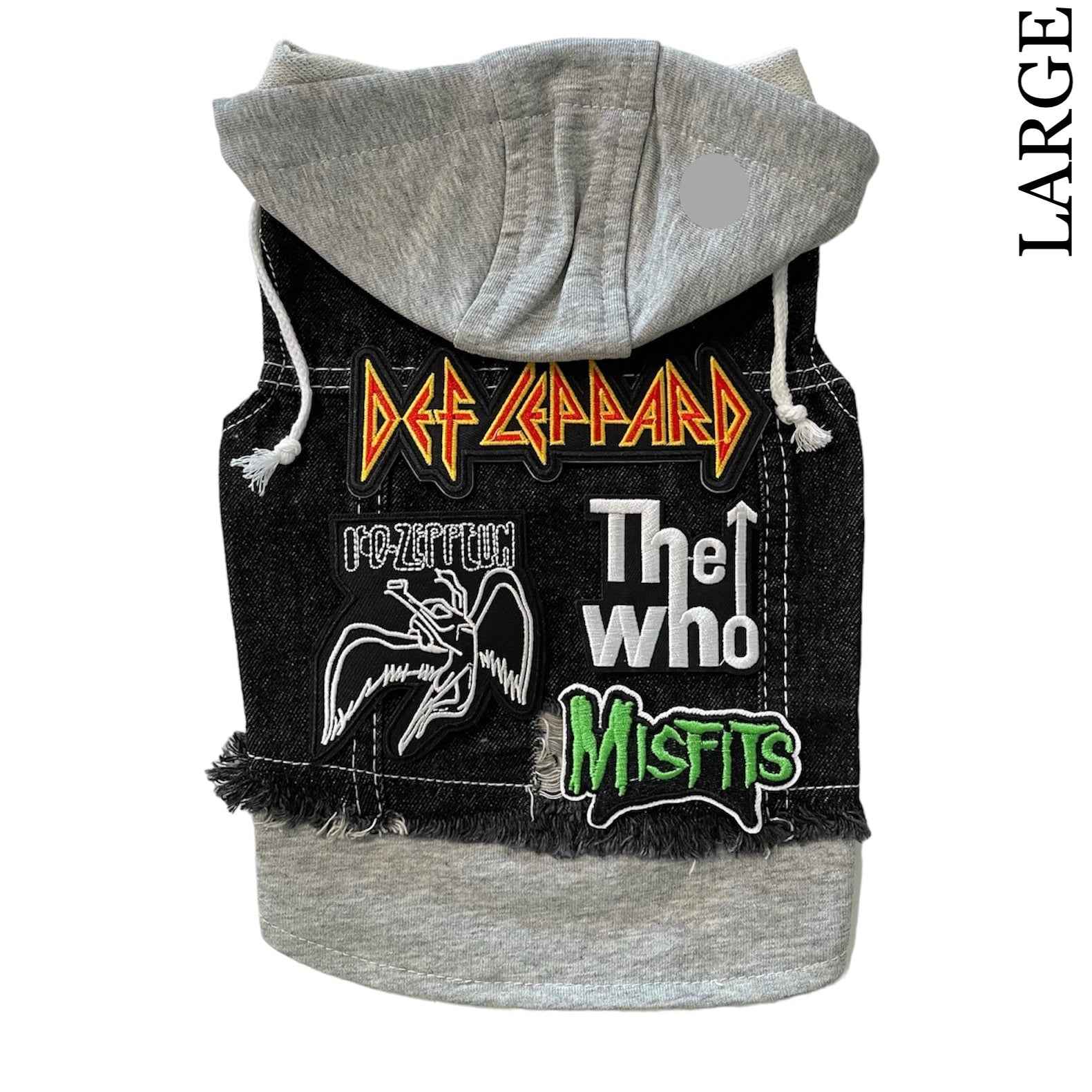 Black Rocker Hoodie - DEF LEPPARD
