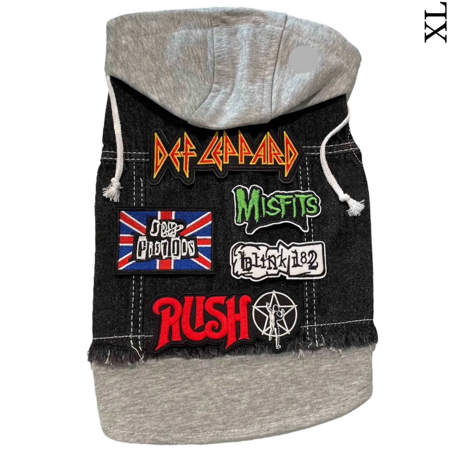 Black Rocker Hoodie - DEF LEPPARD