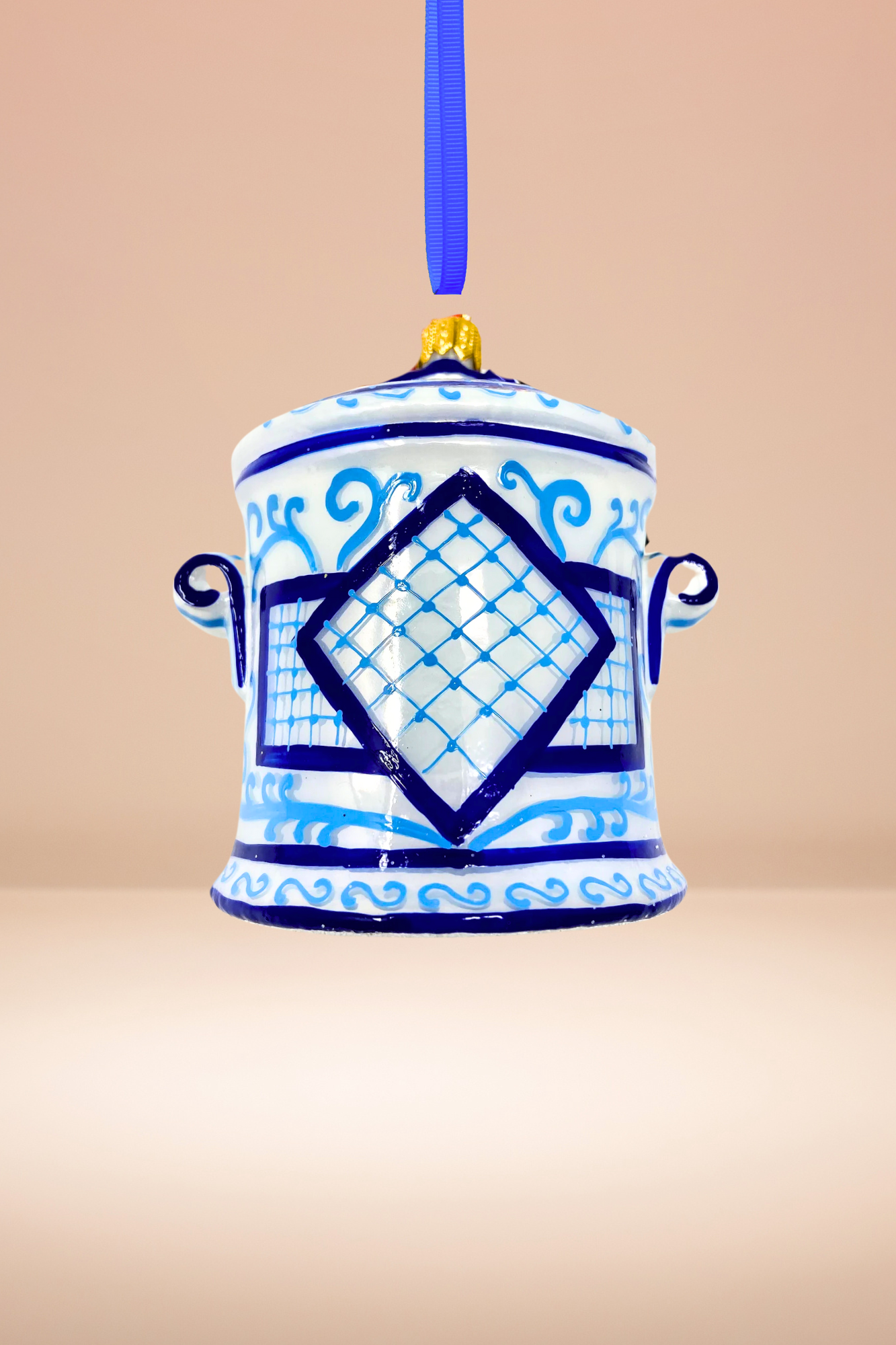 DeSantis Cookie Jar Polish Glass Ornament - Southlake Paws