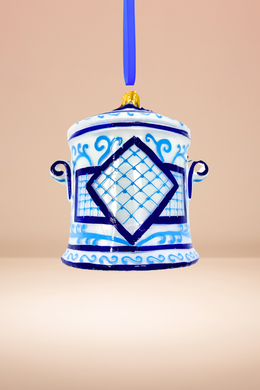 DeSantis Cookie Jar Polish Glass Ornament