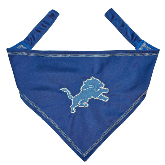 Detroit Lions Tie-Around Dog Bandana