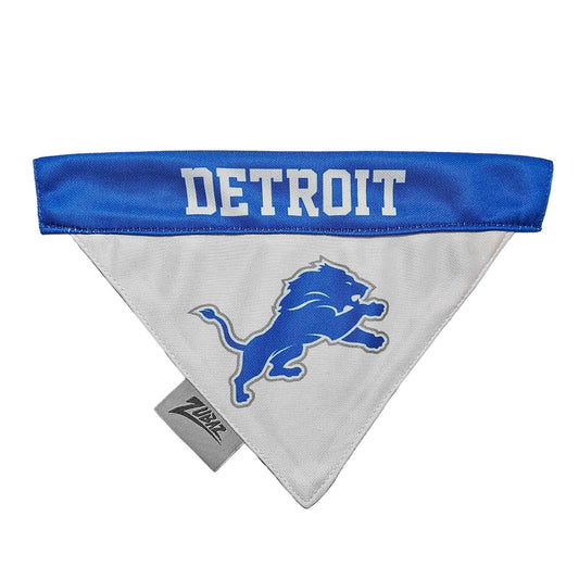 Detroit Lions Zubaz Reversible Dog Bandana
