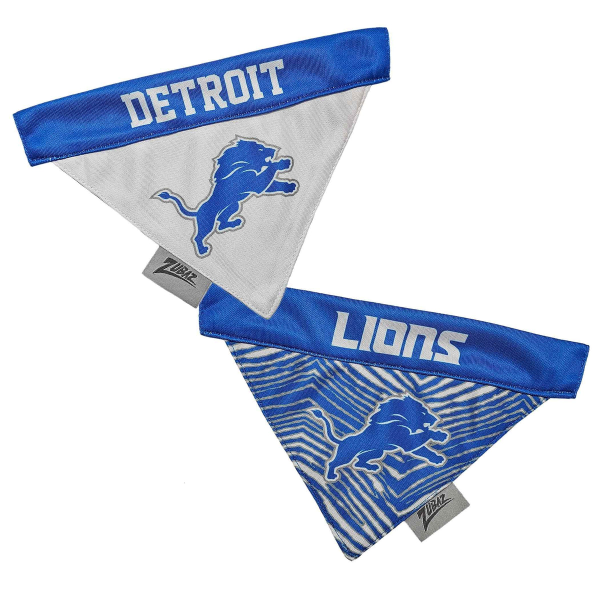 Detroit Lions Zubaz Reversible Dog Bandana
