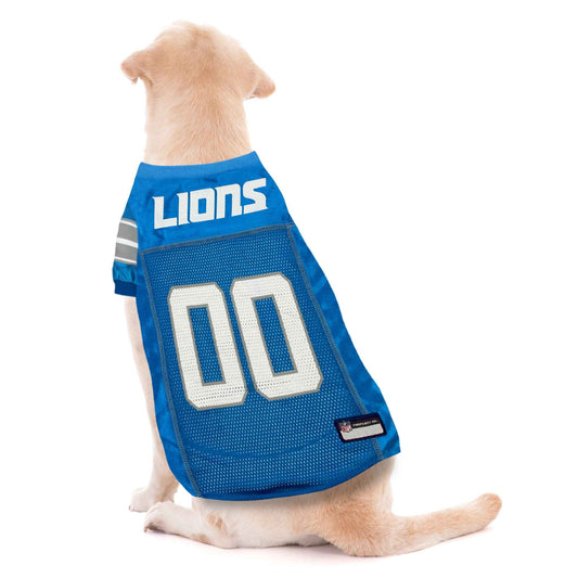 NFL Detroit Lions Striped Mesh Dog Jersey