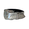 Load image into Gallery viewer, Stunning Silver Snake/Swarovski Crystal Hardware Collar
