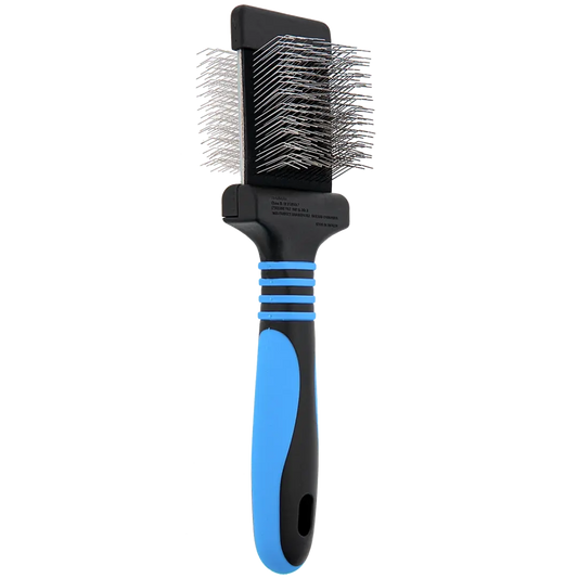 Dog Fashion Spa Mini Doodle Firm Blue Slicker Brush