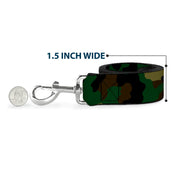Dog Leash - Camo Olive