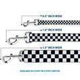 Load image into Gallery viewer, Black and White Checkered Dog Leash

