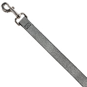 Dog Leash - Metallic Silver