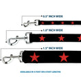 Load image into Gallery viewer, Dog Leash - Star Black/Red
