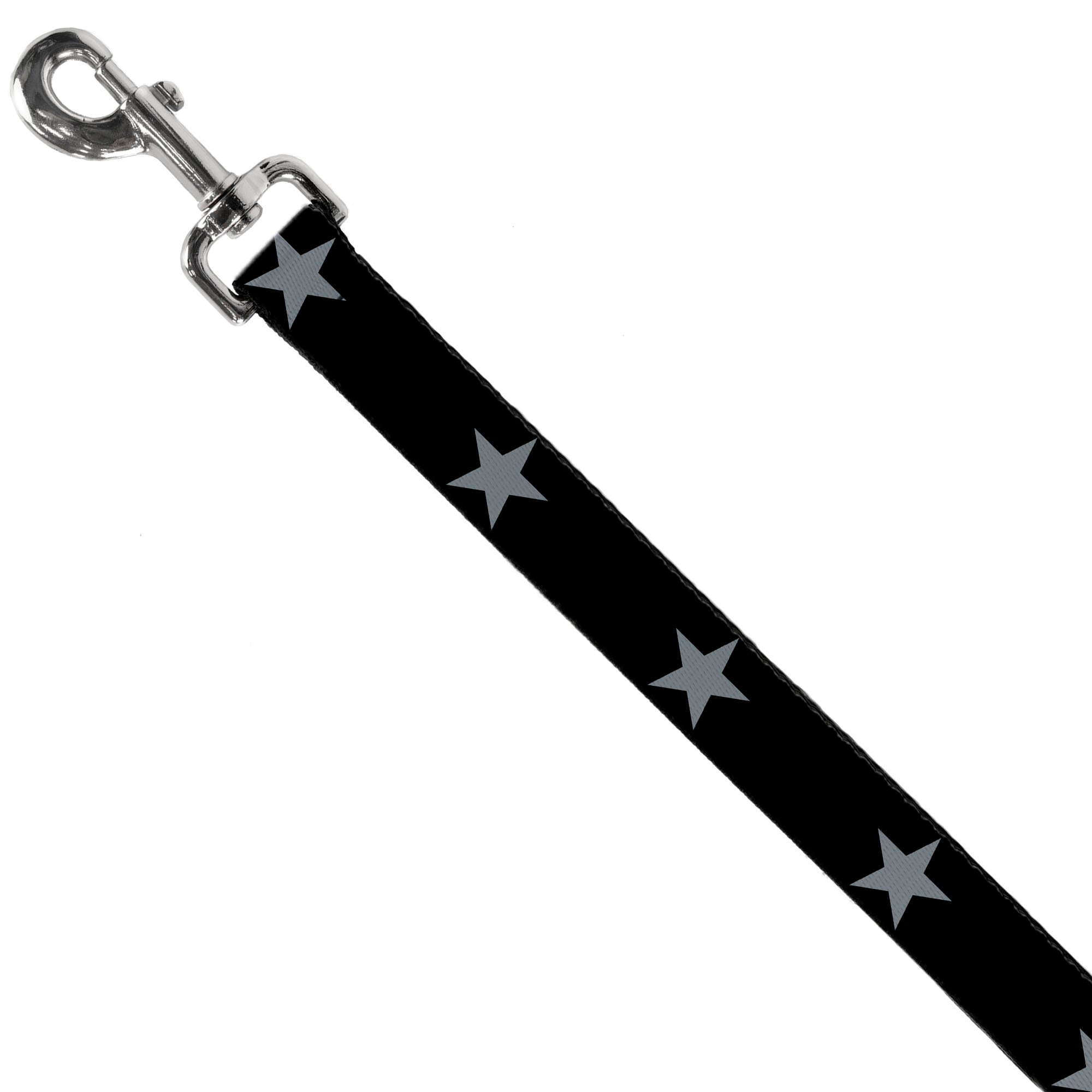 Dog Leash - Star Black/Silver