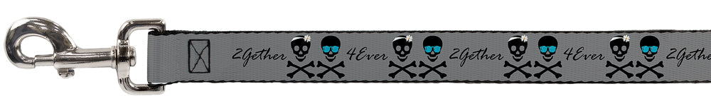 Dog Leash - 2gether 4ever Skulls