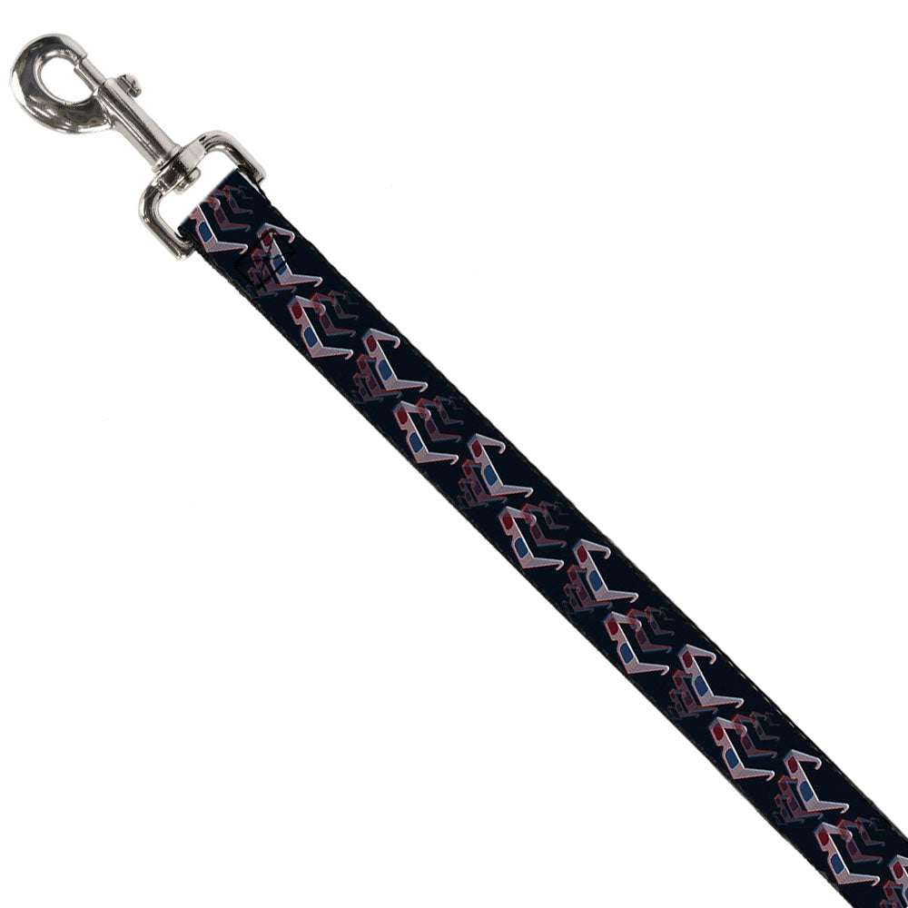 Dog Leash - 3-D Glasses Black