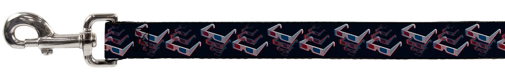 Dog Leash - 3-D Glasses Black