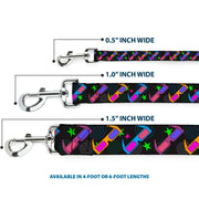 Dog Leash - 3-D Glasses w/Stars Multi Color