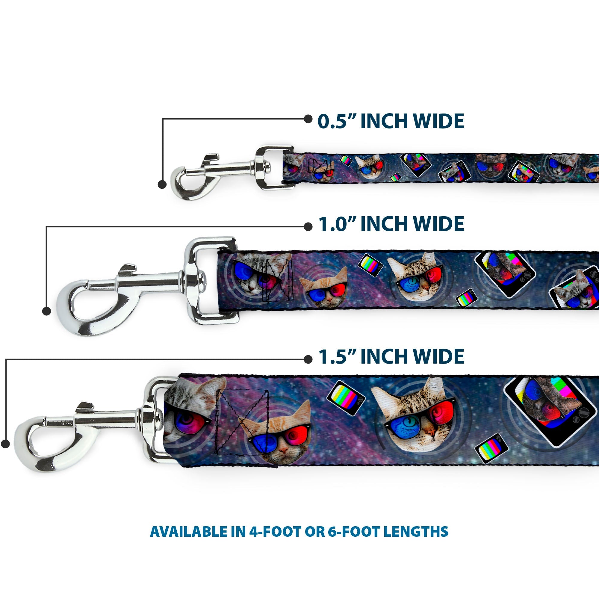 Dog Leash - 3-D TV Cats in Space