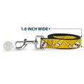 Load image into Gallery viewer, Buckle-Down Dog Leash - 40 Oz. Beer Bottles Yellow
