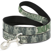Dog Leash - 100 Dollar Bill CLOSE-UP/Triple Benjamin