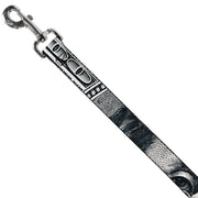 Dog Leash - 100 Dollar Bill CLOSE-UP White/Black