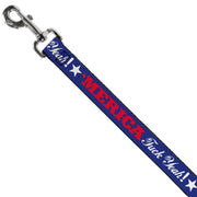 Dog Leash - 'MERICA FUCK YEAH!/Star Blue/Red/White
