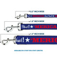 Load image into Gallery viewer, Dog Leash - 'MERICA FUCK YEAH!/Star Blue/Red/White
