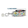Load image into Gallery viewer, Dog Leash - 90s Nineties Grid Pattern Gray/Multi Pastel
