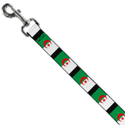 Dog Leash - Algeria Flags
