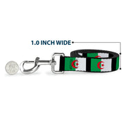 Dog Leash - Algeria Flags