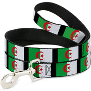 Dog Leash - Algeria Flags