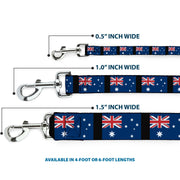 Dog Leash - Australia Flags