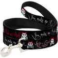 Load image into Gallery viewer, Dog Leash - Angry Girl/Mad As Hell/You Make Me Sick
