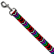 Dog Leash - Arrows Black/Multi Color
