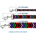 Load image into Gallery viewer, Dog Leash - Arrows Black/Multi Color
