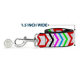 Load image into Gallery viewer, Dog Leash - Arrows White/Multi Color
