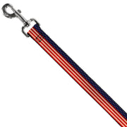 Dog Leash - American Flag Stripe