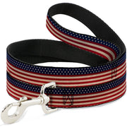 Dog Leash - American Flag Stripe
