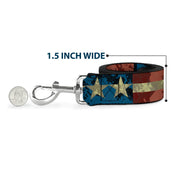 Dog Leash - Americana Vintage Stars & Stripes