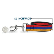 Dog Leash - Armenia Flag Distressed