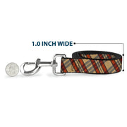 Dog Leash - Americana Plaid X