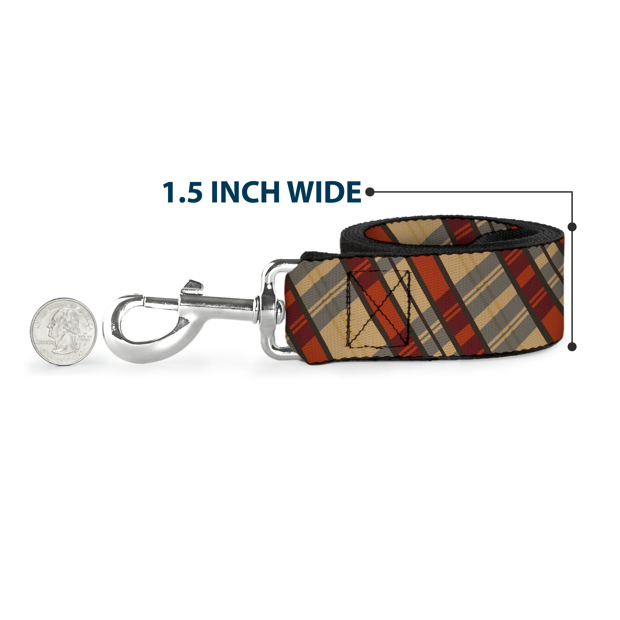 Dog Leash - Americana Plaid X