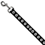 Dog Leash - Aztec2 White/Black