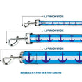 Load image into Gallery viewer, Dog Leash - Anchor/Stripe Blues/White
