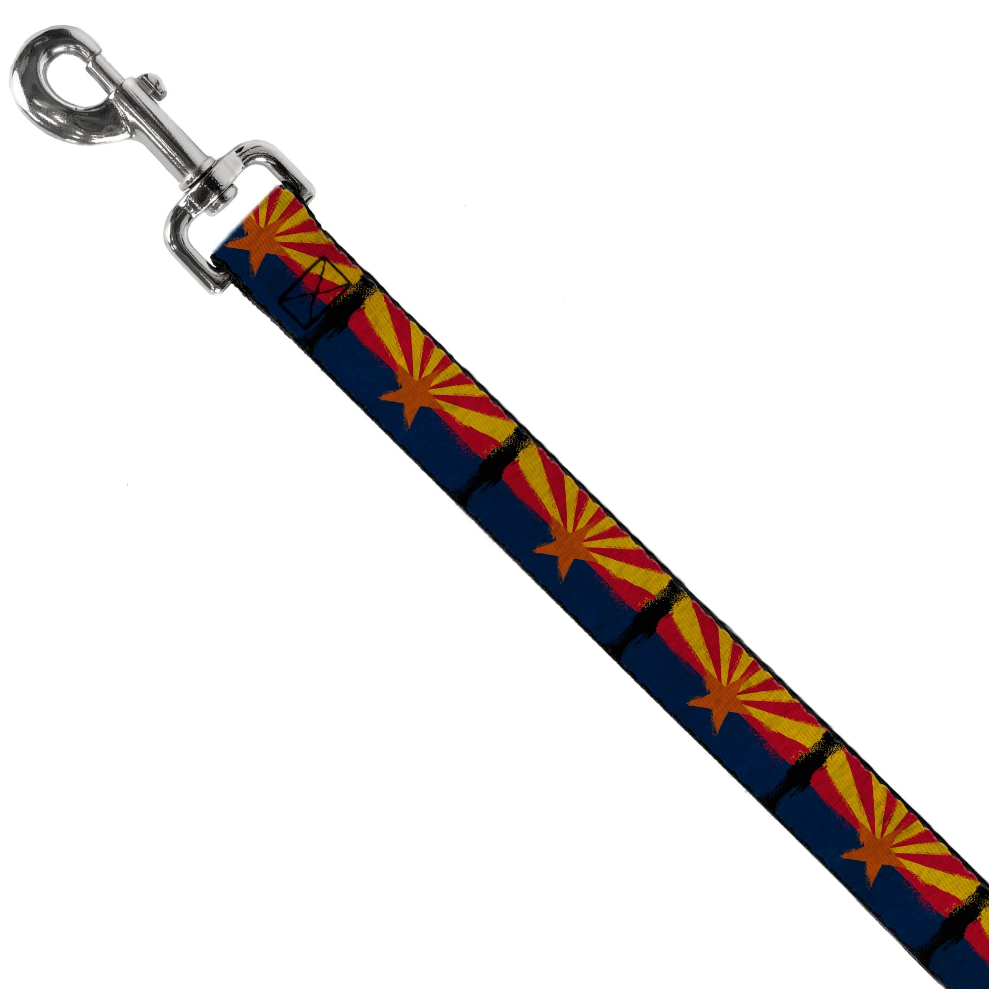 Dog Leash - Arizona Flag Distressed Painting