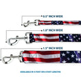 Load image into Gallery viewer, Dog Leash - American Flag Vivid CLOSE-UP
