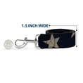 Load image into Gallery viewer, Dog Leash - American Flag Vivid Stars CLOSE-UP Blue/White
