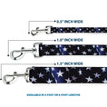 Load image into Gallery viewer, Dog Leash - American Flag Vivid Stars Blue/White
