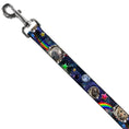 Load image into Gallery viewer, Dog Leash - Astronaut Cats in Space/Rainbows/Stars
