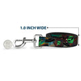 Load image into Gallery viewer, Dog Leash - Aliens & UFO's Galaxy/Green/Black/White
