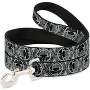 Dog Leash - Americana Federal Reserve Seal Weathered Gray/Black