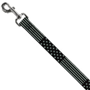 Dog Leash - Americana Stars & Stripes2 Weathered Black/Gray